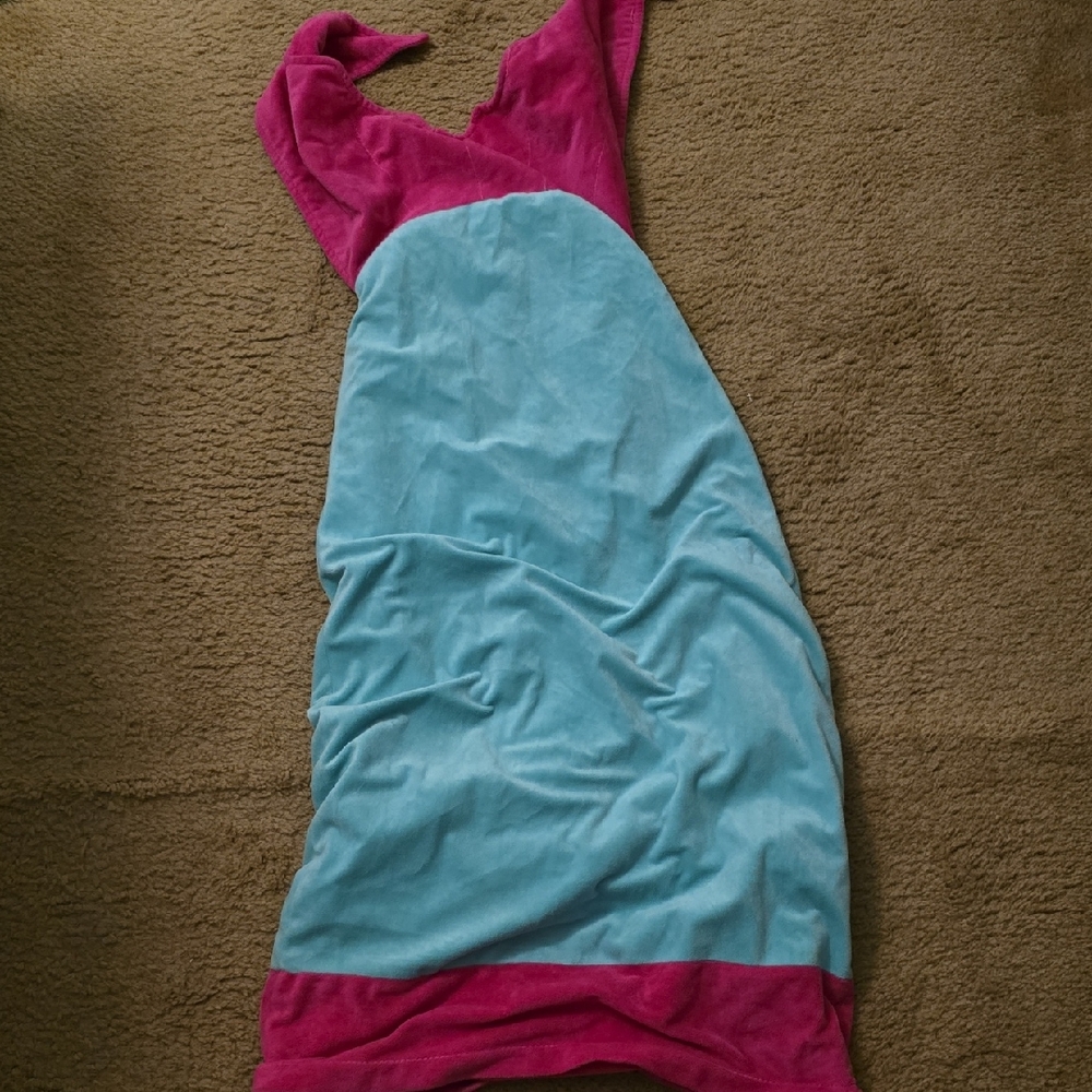 Pink and Blue Mermaid Blanket